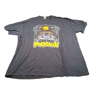 Mens  T Shirt 3XL Phoenix Basketball skull car
